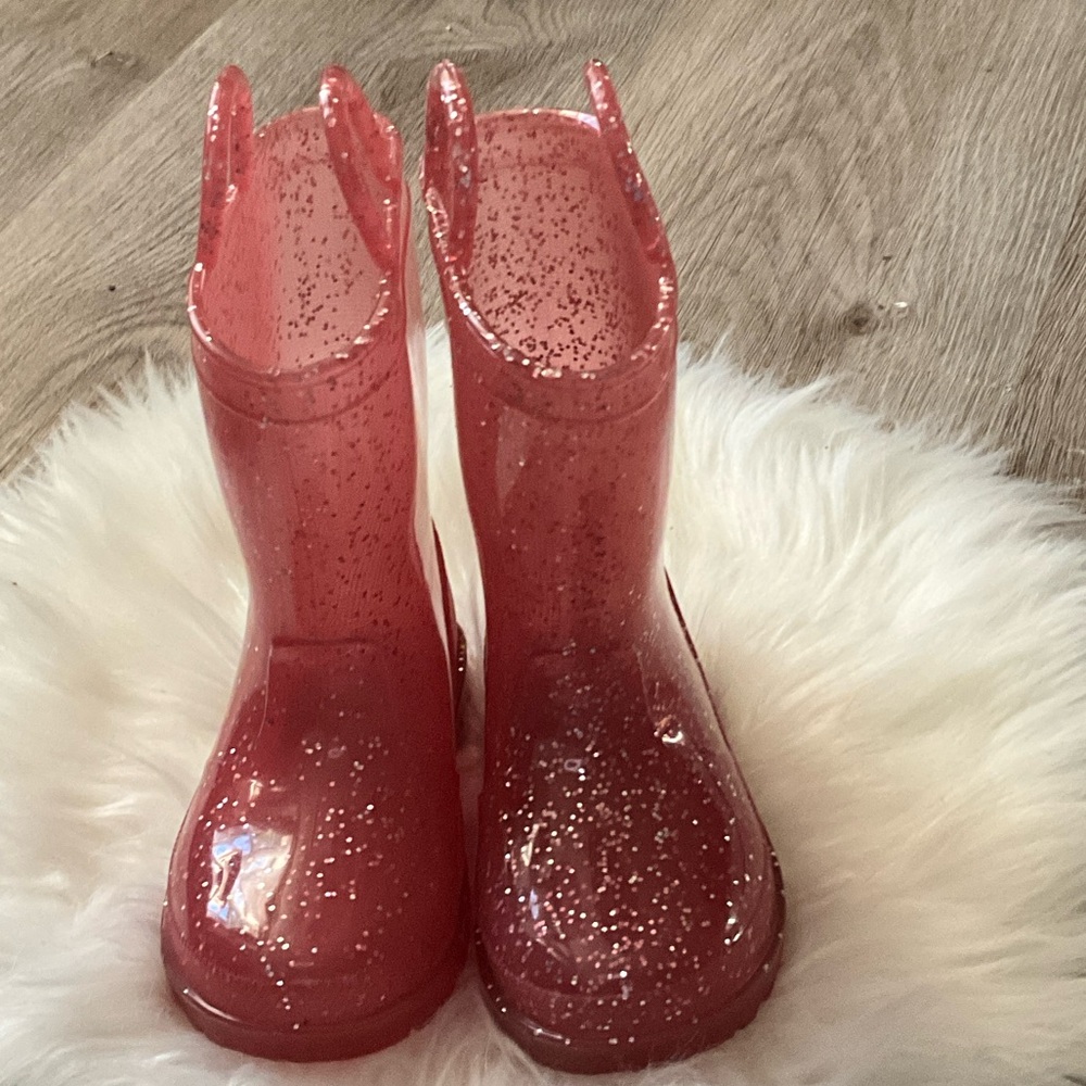 Glittery Pink Women's Winter Boots